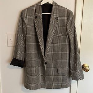 & Other Stories checked blazer